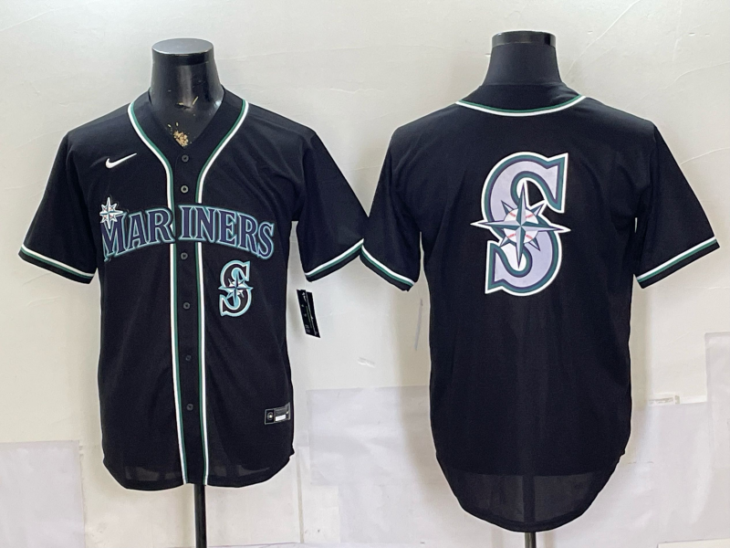 Men 2026 Seattle Mariners blank black Nike MLB Jersey 08010032->seattle mariners->MLB Jersey